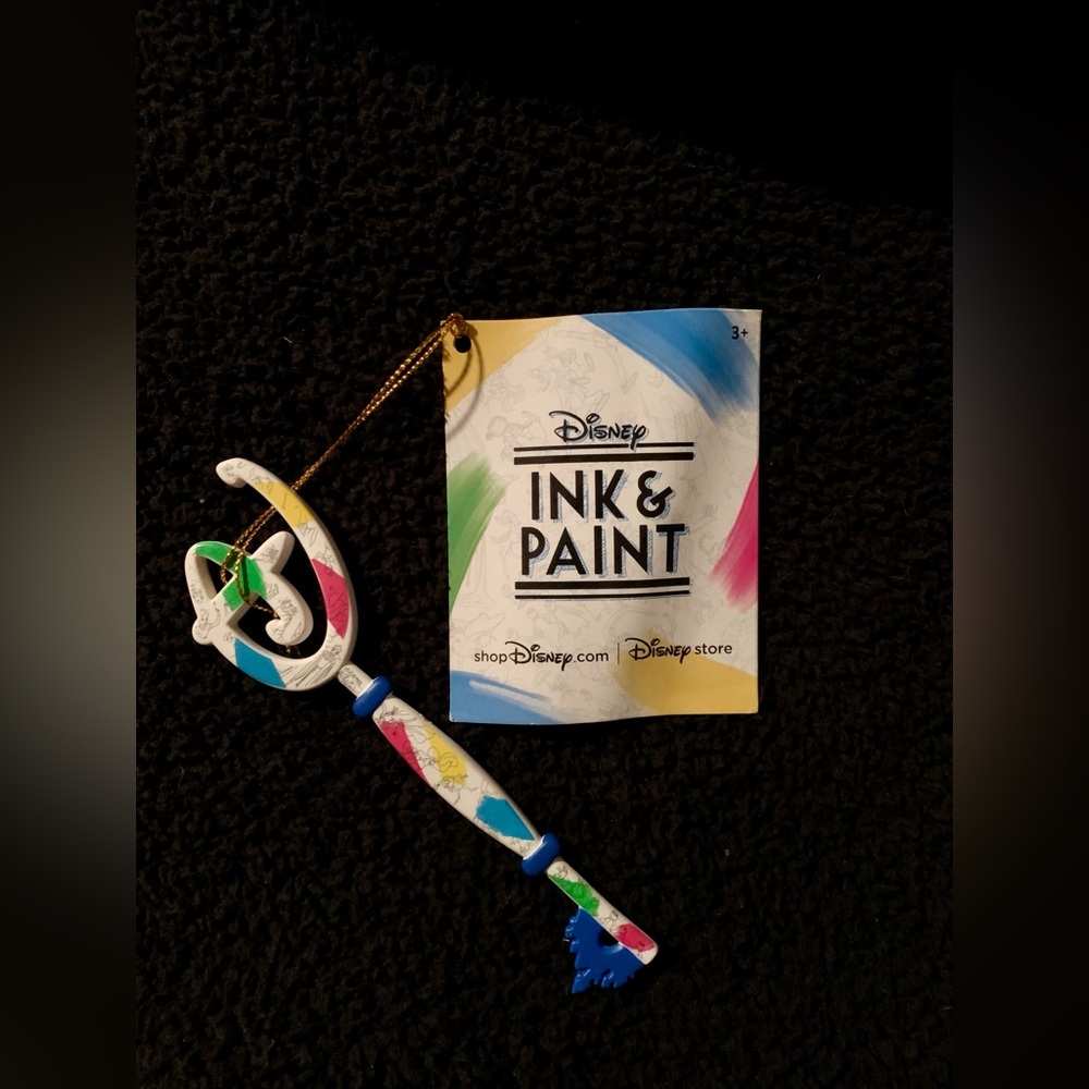 Disney Ink & Paint Multicolor Collectible Key